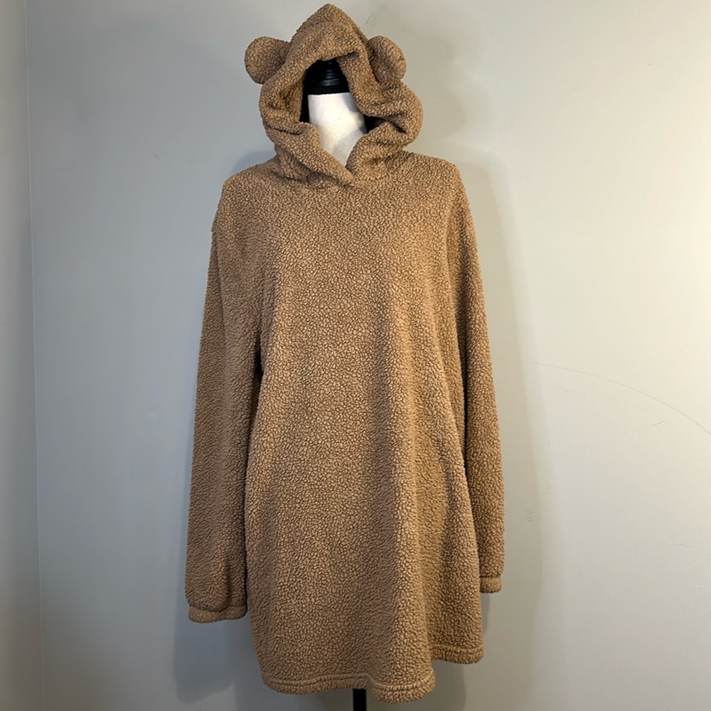 Oversized Comfy Bear Ears Hoodie Hooded Long Comfort Fuzzy Cute